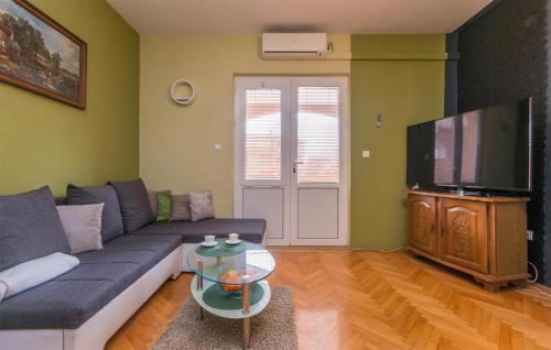 Un televizor și/sau centru de divertisment la Cozy Apartment In Biograd Na Moru