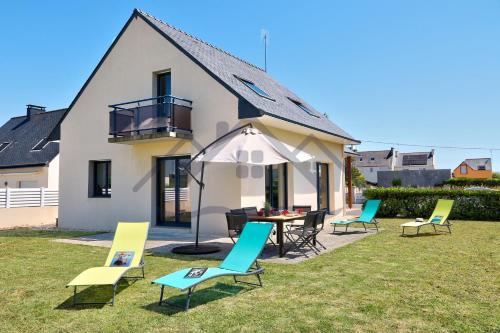 LocaLise - M19 - Ty Mervent - Maison avec jardin clos - A 2 pas de la plage - animaux admis - wifi inclus - draps inclus