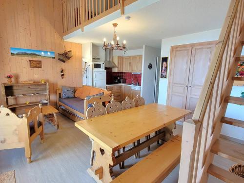 Duplex 8/9 pers avec terrasse Sud, proche pistes, Wi-Fi, animaux OK, parking + options - FR-1-393-92