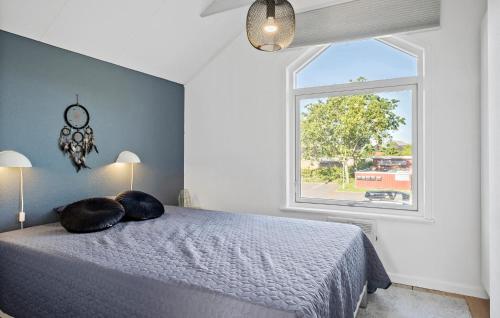 Stunning Home In Hadsund With Wifiにあるベッド