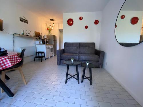 La Mer et la Plage au bout du parc Appartement 4 couchages avec jardin