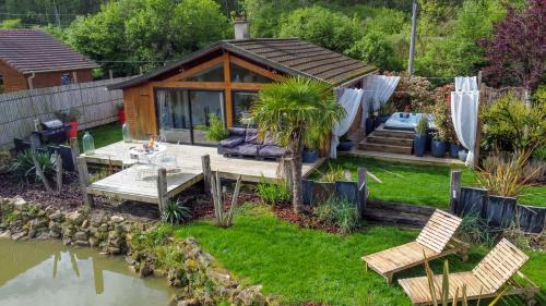 KÄBANE 85, Lodge avec spa au bord de l'eau