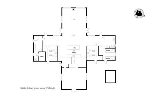 Půdorys ubytování Architect-Designed Activity House With A Unique Location - 1024