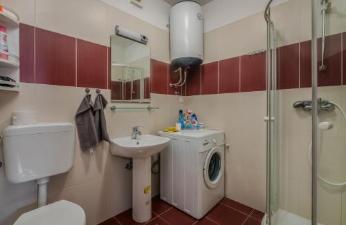 Koupelna v ubytování Apartman Lucia