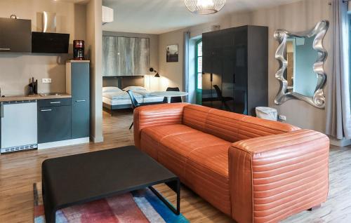 Η κουζίνα ή μικρή κουζίνα στο Nice Apartment In Klink With Wifi