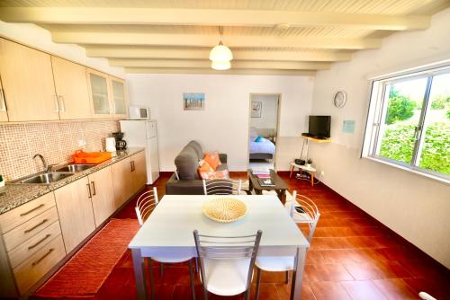 Η κουζίνα ή μικρή κουζίνα στο Laranjeira - House with private garden and pool