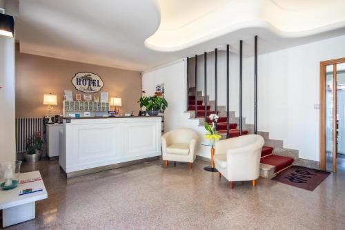 Posezení v ubytování Piccolo hotel le Palme