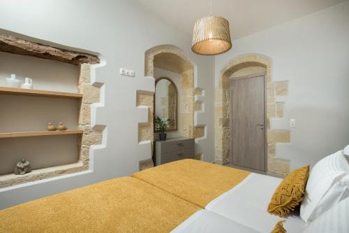 Ένα ή περισσότερα κρεβάτια σε δωμάτιο στο Villa Savina