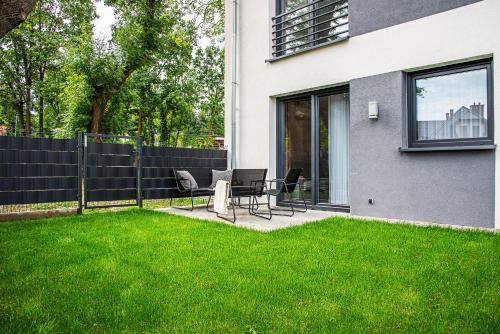 Taman di luar Apartament Labradoryt, klimatyzacja, parking priv