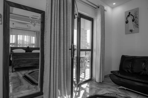 Χώρος καθιστικού στο Amakhosi Hotel