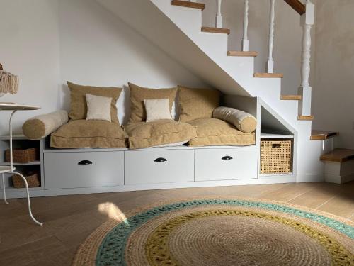 Een zitgedeelte bij Casa do Montinho