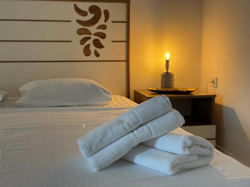 Giường trong phòng chung tại Air Residence 1