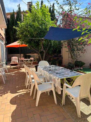 Grande maison familiale de 120 m2 avec 4 chambres et jardin, à Canet-en-Roussillon