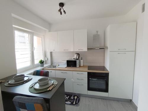 Η κουζίνα ή μικρή κουζίνα στο Studio apartman Terezija