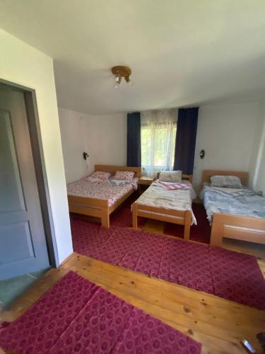 Postel nebo postele na pokoji v ubytování Stara planina, smestaj Ćirković