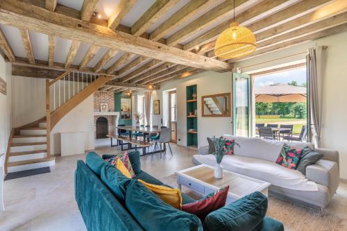 6 ch, 5 salle de bain, 25 minutes du Zoo de Beauval et Chambord, 12 pers