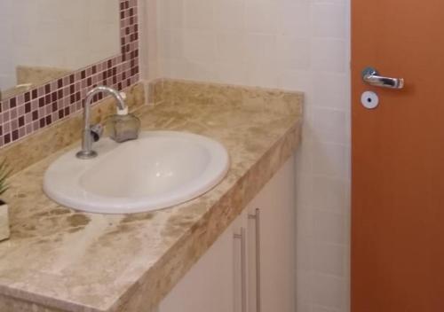 Koupelna v ubytování Apto na Reserva Imbassaí