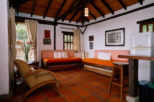 Un lugar para sentarse en Eucaliptus Spa Resort
