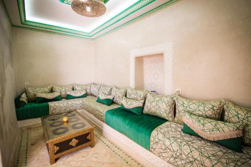 Zona de estar de Riad LALLA JIHANE