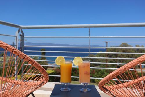 Μπαλκόνι ή βεράντα στο Toroneos Sea Front Villa