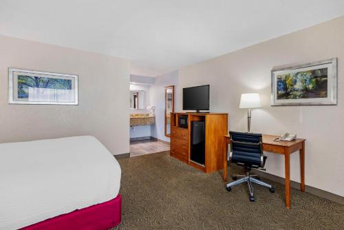 Televisyen dan/atau pusat hiburan di Best Western Thunderbird Motel