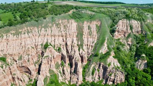 an aerial view of a rocky mountain at Radisson Blu Hotel, Cluj in Cluj-Napoca