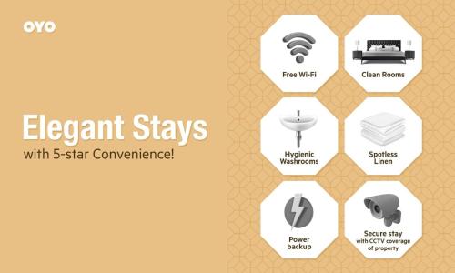Gambar di galeri bagi Hotel O Anshun Residency Near Mk Cinemas Rohini di New Delhi