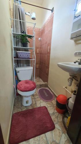 Koupelna v ubytování Kasita Feliz