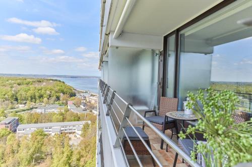 Balkón nebo terasa v ubytování Timmendorfer Strand-Apartment