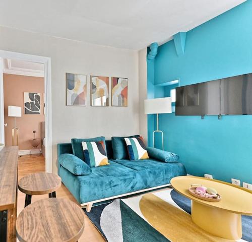 Appartement cosy et coloré au cœur de Paris