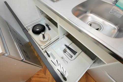 Kitchen o kitchenette sa CoCo Park