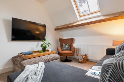 TV a/nebo společenská místnost v ubytování Beckview Apartment and En-Suite