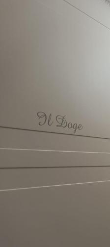 a sign with the word de bargo written on it at Dal Doge - Guest House in Chioggia