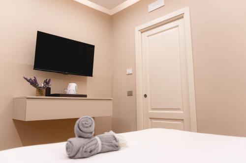 Postel nebo postele na pokoji v ubytování Ayma B&B