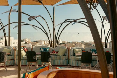 Χώρος καθιστικού στο Hotel Honucai