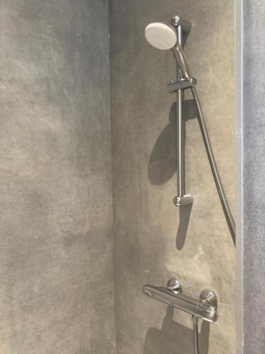 a shower with a shower head in a bathroom at Ô Secret du Wérihay in Spa