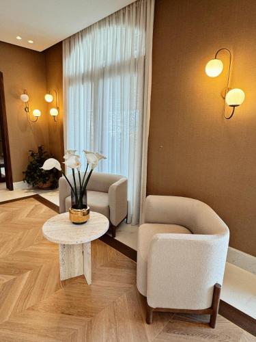 Un lugar para sentarse en Hotel Pine