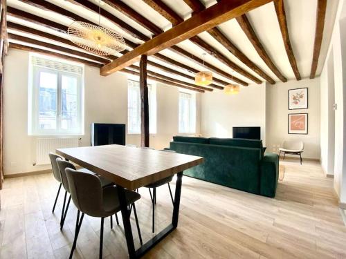 Ruang duduk di LE BALI - Superbe appartement 6 personnes - Arrivée autonome