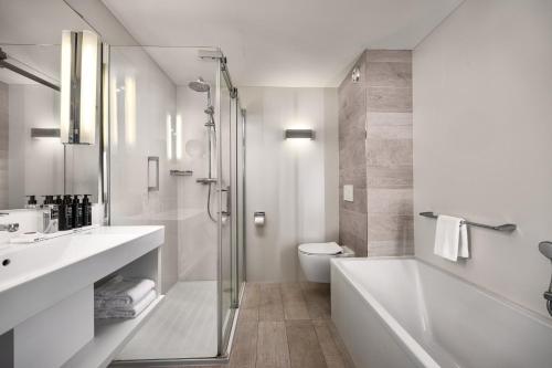 Koupelna v ubytování WestCord Hotel Schylge