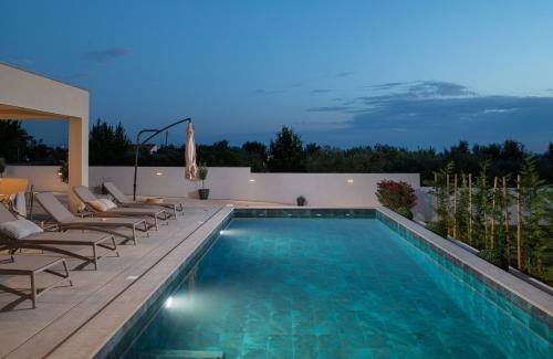 Luxury Villa Petra Vrsi with pool sea view