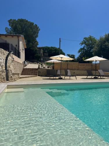 Πισίνα στο ή κοντά στο Agriturismo La Quercia Bella