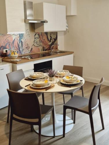 Kuchyň nebo kuchyňský kout v ubytování la casina dei cosmati