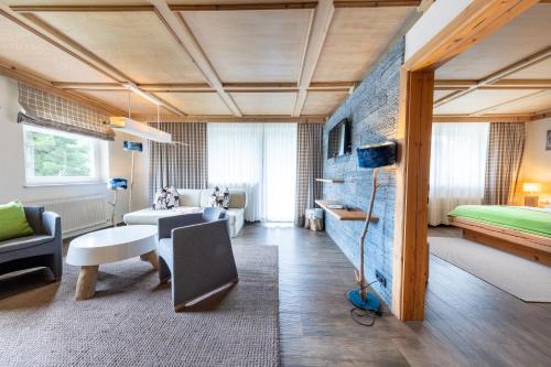Postel nebo postele na pokoji v ubytování Berghotel Ronach