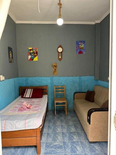 Postel nebo postele na pokoji v ubytování Guest House Barbi