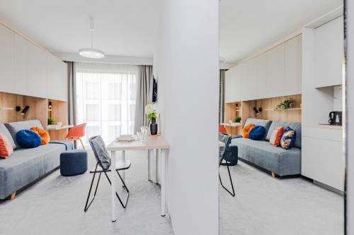 Posedenie v ubytovaní SuperApart Wilanów MiniStudio, Medicover, Świątynia Opatrzności