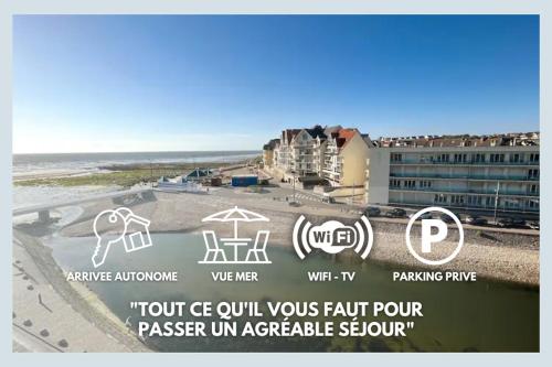Bellevue - Appartement 60 m2 - 3 ch - vue mer - rénové à Wimereux Plage !