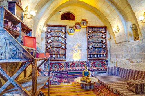Χώρος καθιστικού στο Marbay Cave Cappadocia