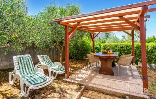 Zahrada ubytování Stunning Apartment In Njivice With Wifi