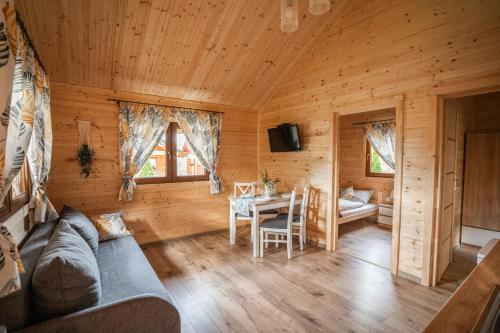 Et opholdsområde på Dusznickie Domki Całoroczne