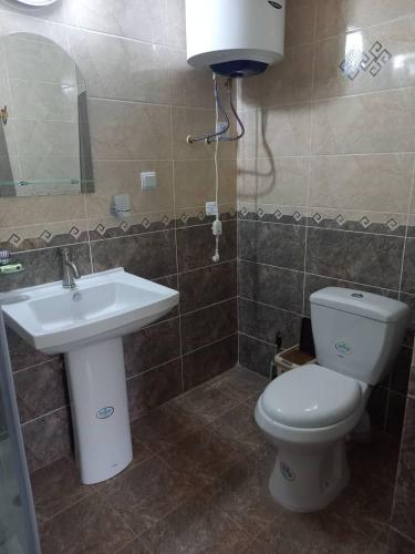 Koupelna v ubytování Hotel TEM